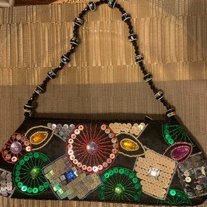 Multi-Colored Sequin Purse